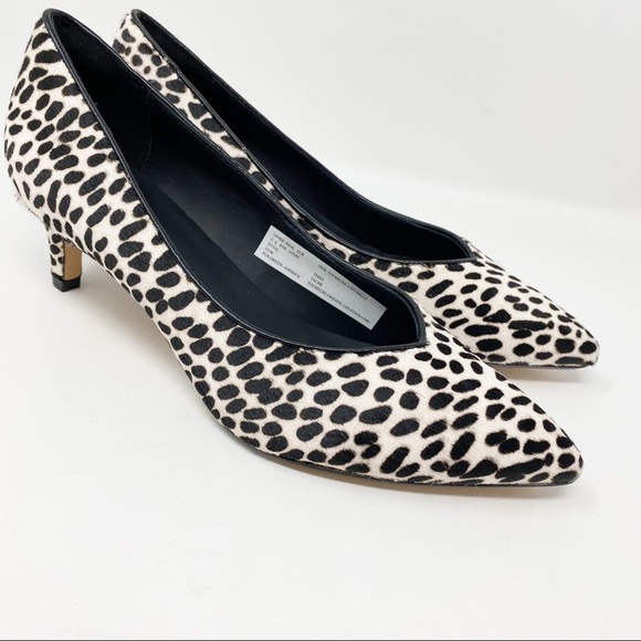 Clarks Shoes - NIB Clarks Laina55 Leather Animal Print Heels